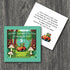 Frog Friends Cheer Card, 5.25"x5.25" square, envelope included, interior text below