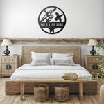Ducks on the Wing Die-Cut Metal Sign, Customizable, 6 sized, 5 colors