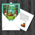 Frog Friends Cheer Card, 5.25"x5.25" square, envelope included, interior text below