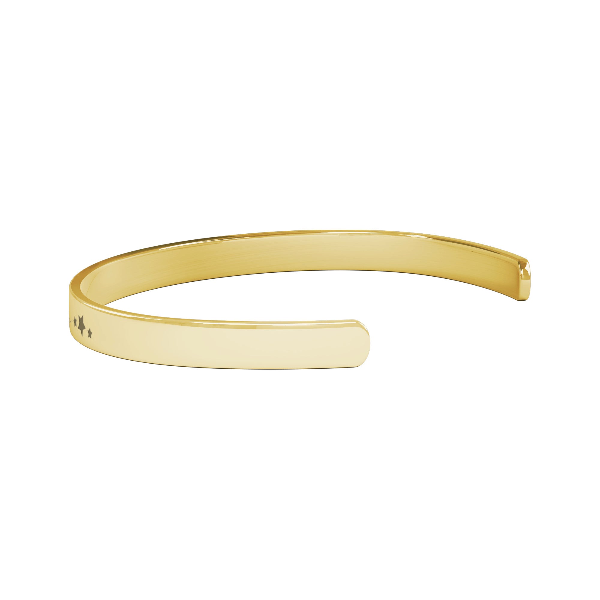 God Bless America Cuff Bracelet-Gold, Rose Gold, or Silver