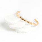 God Bless America Cuff Bracelet-Gold, Rose Gold, or Silver