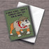 Marine Call Your Mom Card, 4.25" X 5.5", blank inside, envelope included