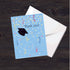 Graduation Thank You  Card - 5.5" X 4.25, blank inside, envelope included