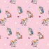 Pink Unicorns Wrapping Paper, 29"x20", 5 sheets, heavy-duty, peek proof