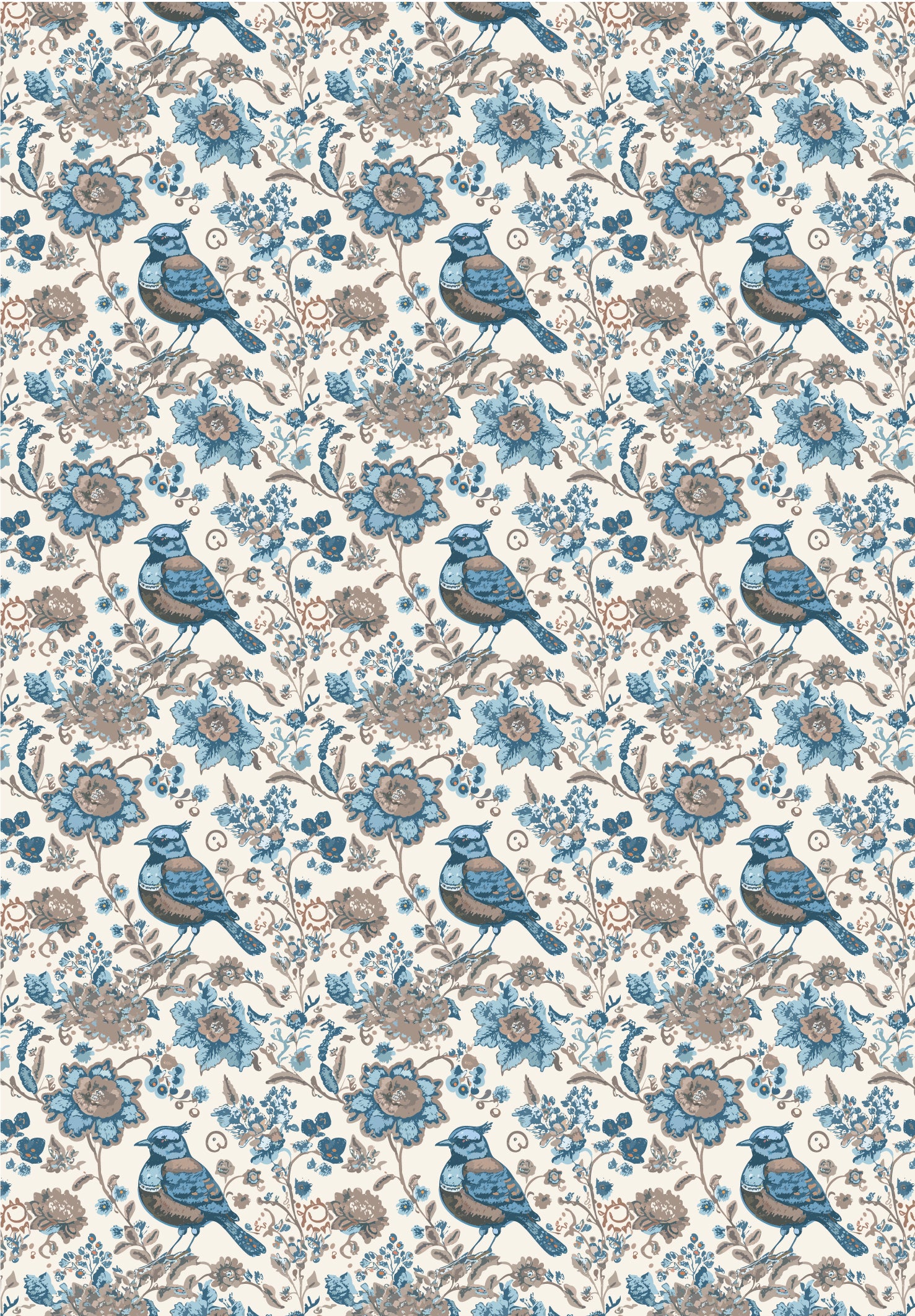 Birds of a Feather Wrapping Paper, 20" X 29", 5 sheets