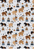 Beary Cold Wrapping Paper, 20" X 29", 5 sheets