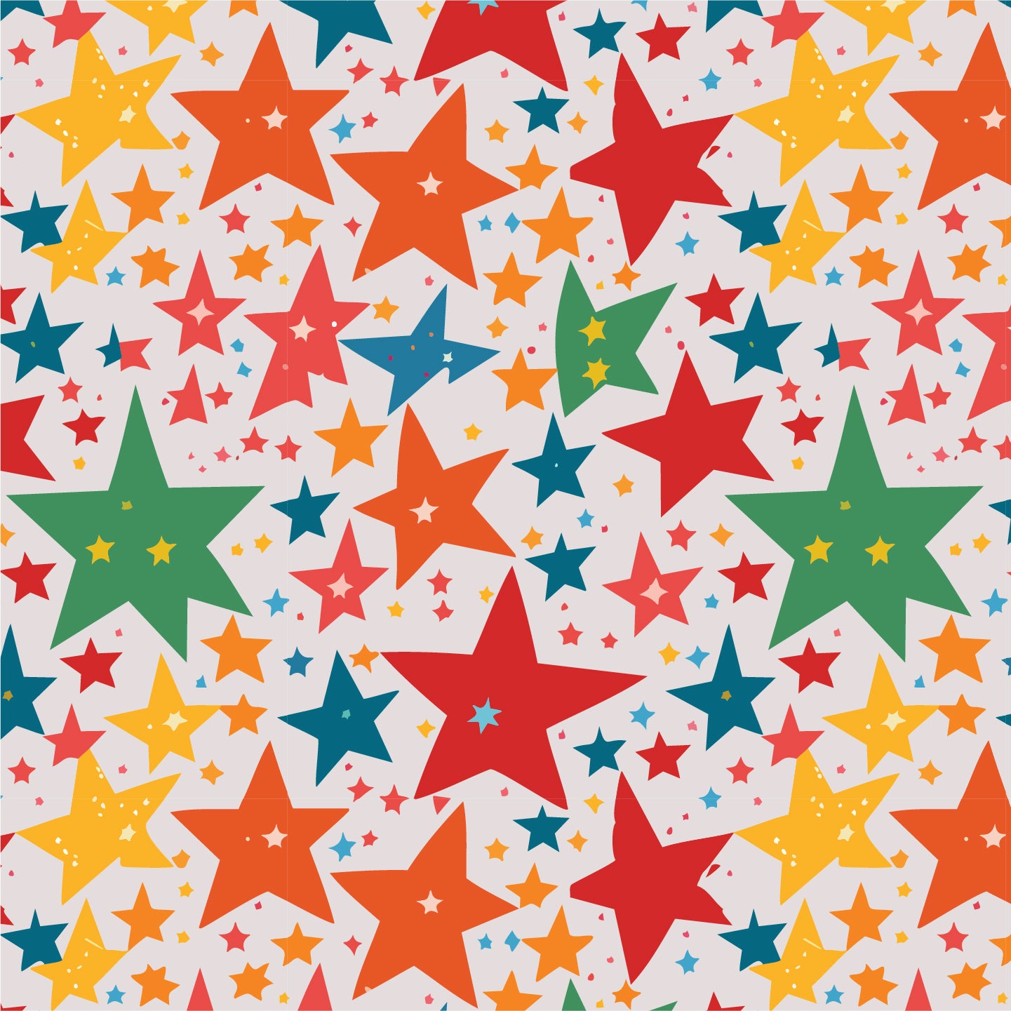 Star Explosion Wrapping Paper, 29"x 20", 5 sheets, heavy-duty, peek-proof