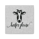 Heifer Please Polyester Canvas