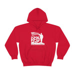 We wear RED on Friday to Remember Everyone Deployed Unisex Heavy Blend Hooded Sweatshirt