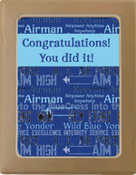 Air Force Congratulations Card, 4.25"x 5.5", envelope included