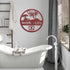 Beach Life Die Cut Metal Sign