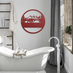 Bear Die Cut Metal Sign Customizable