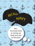 Navy Boot Camp Kit Boxed Set-11 cards with Envelopes + a Pin Button