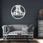 U. S. Army Die Cut Metal Sign